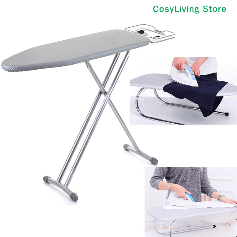 1 Pieza Funda Universal para Tabla de Planchar Plateada y Almohadilla de 4 mm de Grosor Reflectante 140*50CM