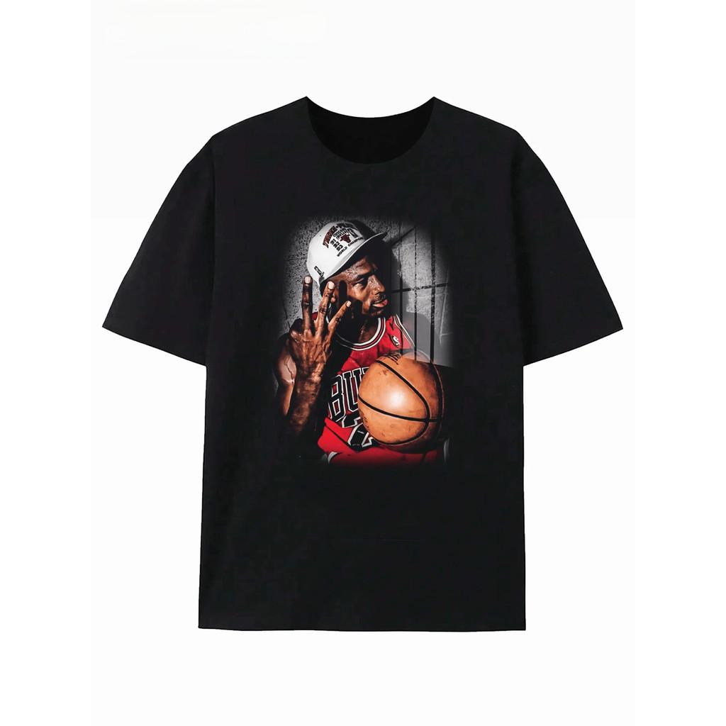 PAYEAH Vintage American Basketball Poster Digital Print Men s Casual T-Shirt (One Piece) T-Shirt S разноцветный