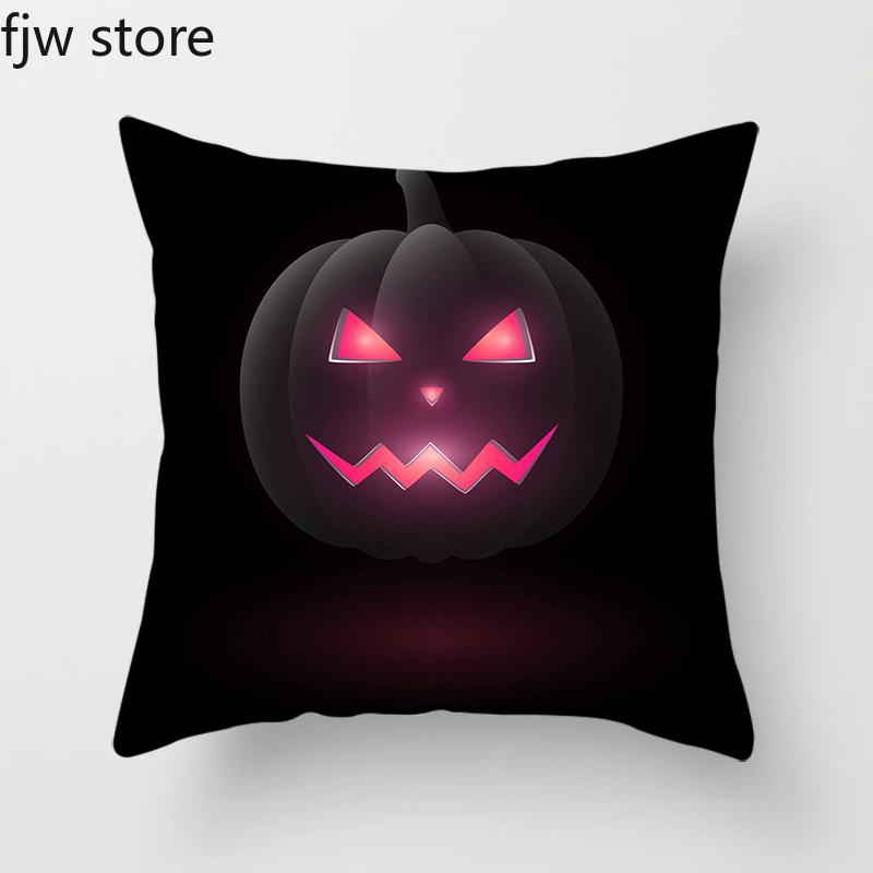 

Наволочка для украшения на Хэллоуин, тыква, лицо призрака, вечеринка, праздничный подарок, чехол для дивана, подушка для спальни, дома 40x40cm
