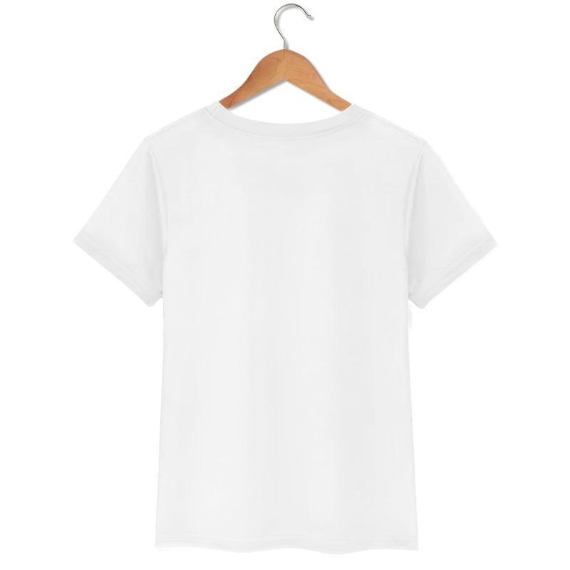 European Size [New Recommendation] Joyful Pattern Printed T-shirt, Women's Casual, Vacation, Short-sleeved Round Neck, Spring and Summer