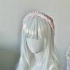 Abby Love Headband Goth Punk Leather Buckle Headdress Dark Hair Accessories Lolita Sweet Headband Hair Accessories