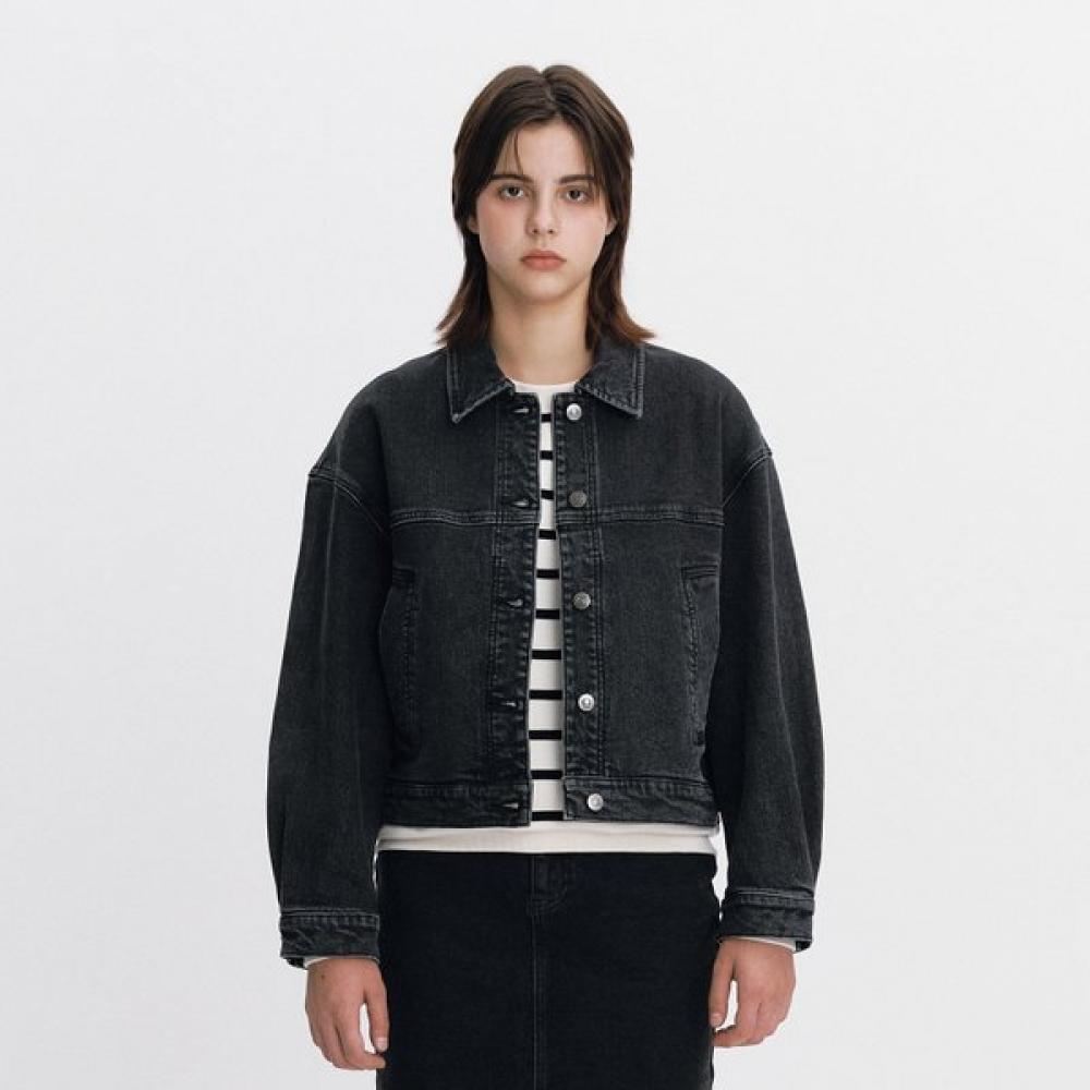 KANGOL Женская джинсовая куртка черная 9010 L