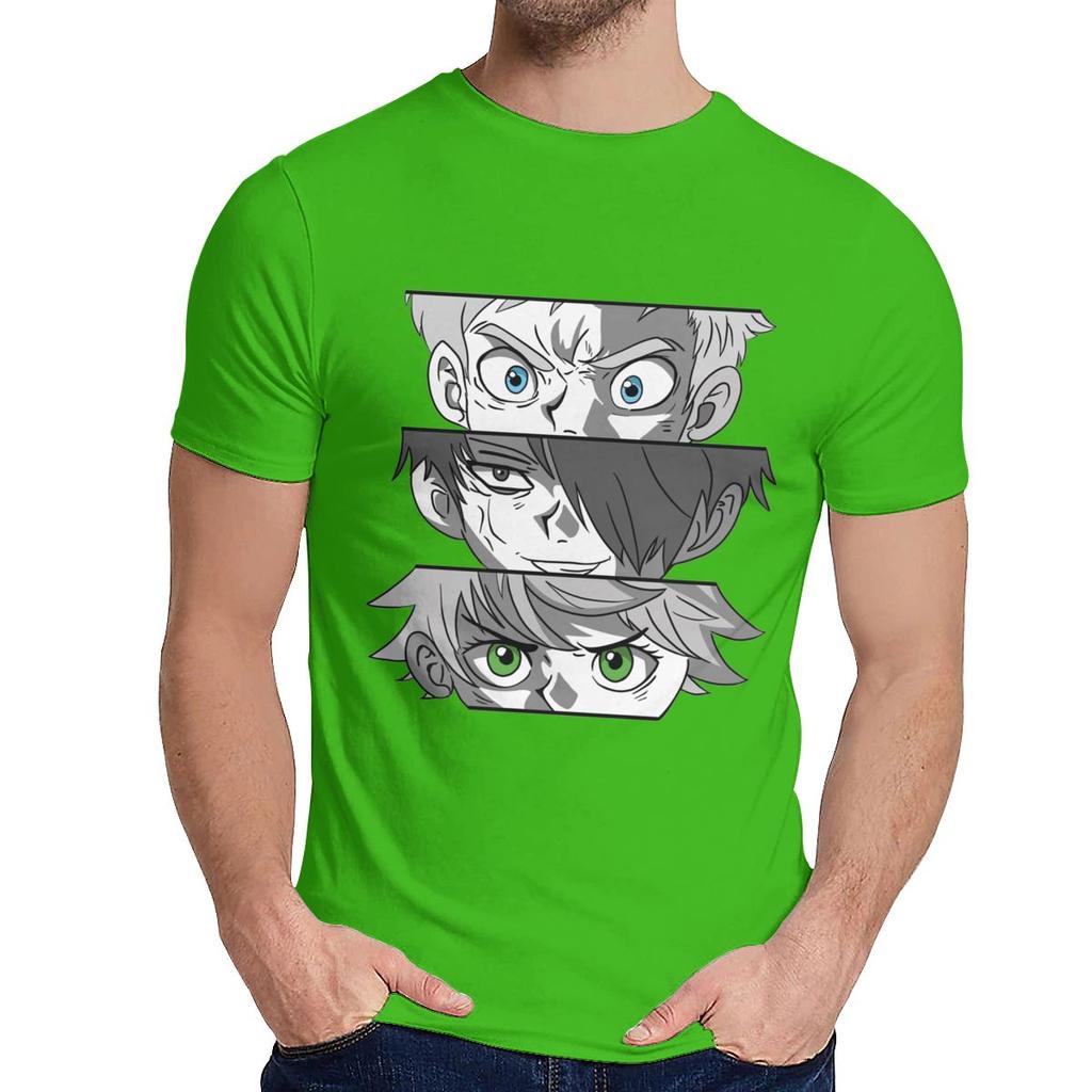 Für Mann T-Shirt Yakusoku No Neverland The Promised Neverland Weiches Sommer Rundhals Vintage T-Shirt