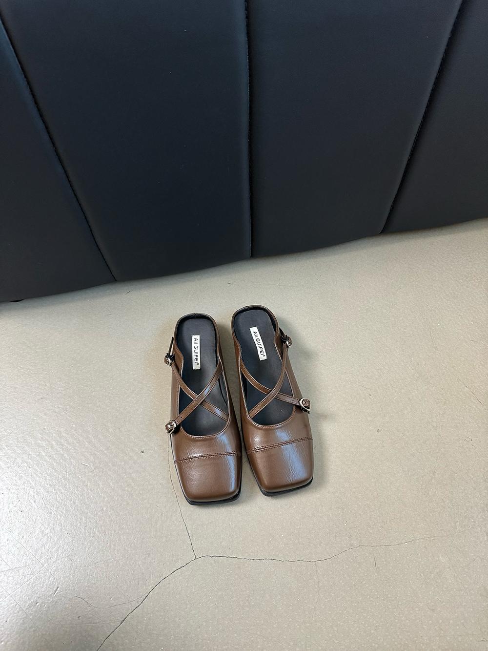 мода повседневные женские шлепанцы тапочки с квадратным носком летние уличные туфли мюли — фото 8