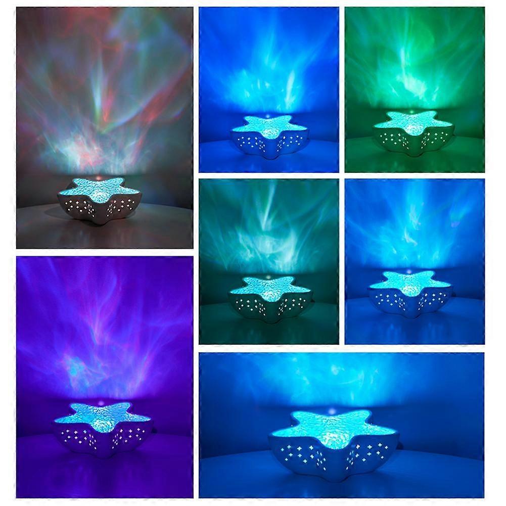 Starfish Projection Lamp Ripple Night Light
