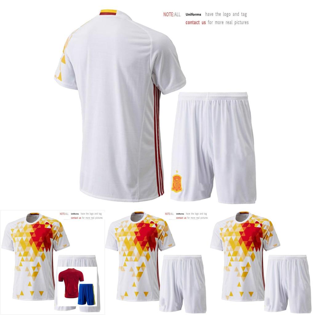 Rfef Soccer Uniforms Breathable Polyester Short Sleeve Shorts For Adult Fitness And Running