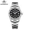 ADDIESDIVE Luxury GMT Quartz Watch Swiss Ronda 515-24H Dial 38mm Stainless Steel 200M Water Resistant Sapphire Glass Wristwatch