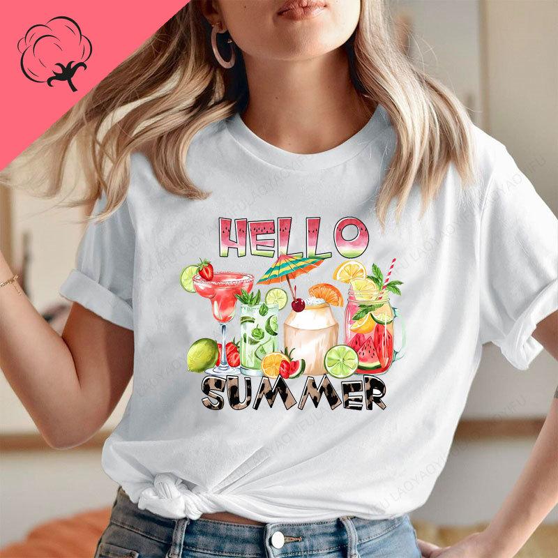 

Summer Time Casual Cotton Coconut Print Tree Quote T Shirt Funny Island Tropical Sarcasm Beachy Humor Graphic T Shirts S
