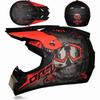 Lightweight Full Face Off-Road Motorcycle Helmet Dirt Bike ATV Trail Riding With Ventilation Clear Visor