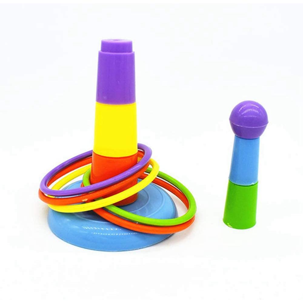 Activity Playground Development Parrots Platform Colorful Rings Bird Chew Toy Ferrule Toy