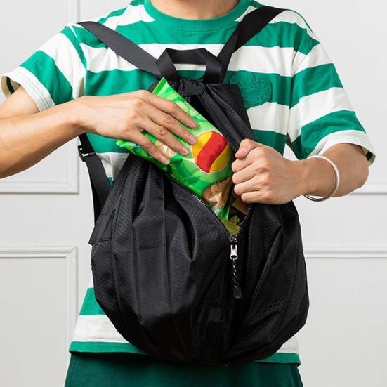 Folding Backpack Portable Nylon Small Accordion Backpack Lightweight Foldable Backpack for Men Women Shopping