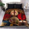Tokyo Duvet Cover Set Queen Size Capital Of Japan Bedding Set With Never Give Up Quote Japanese Culture Comforter Cover 2/3Pcs