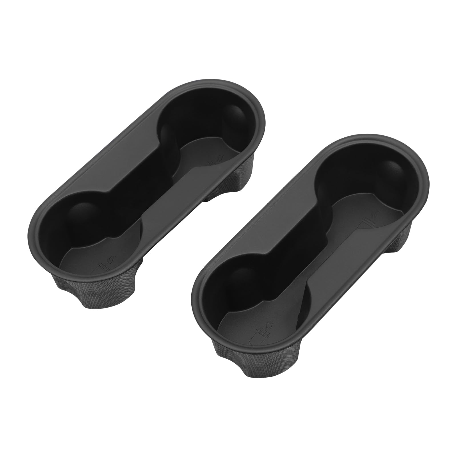 

LUCKEASY Set of 3 Cup Holders for the New Mazda KL Series Compatible with CX80 Custom Cup Car Storage Custom Designed for the Made of TPE and CX80 чёрный