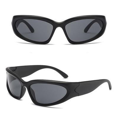 Y2K Radsport Sonnenbrille Outdoor Sport Brillen Millennium Futuristisch Sonnenbrillen UV-Schutz Street Shooting Brillen