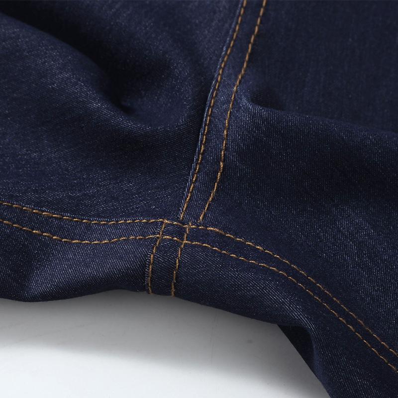 Pantaloni scurți denim de vară pentru bărbați, haine vintage, mărime plus, casual, cu talie elastică, pantaloni scurți