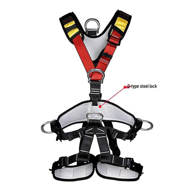 UOSU Full Body 5-Point Safety Harness with Steel Lock One Size
