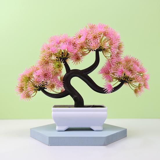 Artificial Plant Pot Energetic Easy Care Non-fading Vivid Ornamental Fake Flower Pot