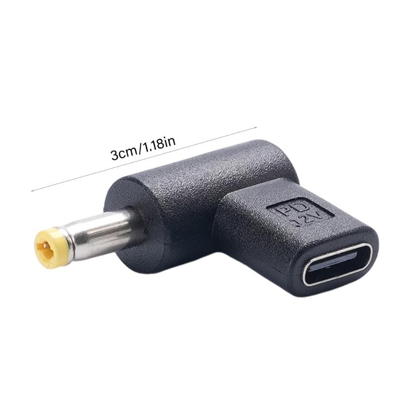 USB C To 4.0x1.7mm Direct current Bridge With 27W 36W 100W Output For LED Lights Laptops Electronics Charging