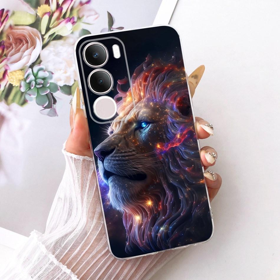 For Vivo Y19s Pro Cool Dragon Tiger Pattern Phone Case For Vivo Y19s Y 19S Pro V2419 Soft Silicone TPU Cases