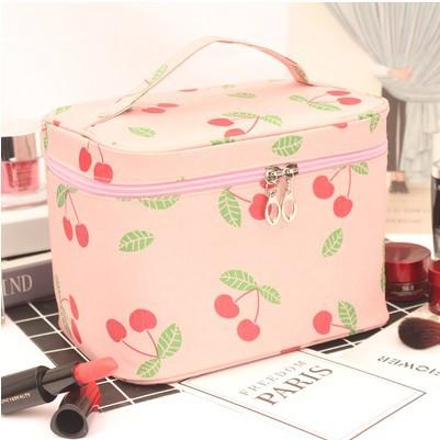 New Portable Cosmetic Bag Waterproof Small Fresh Female Cute Portable Multi-functional Travel Cosmetics Wash Storage Bag