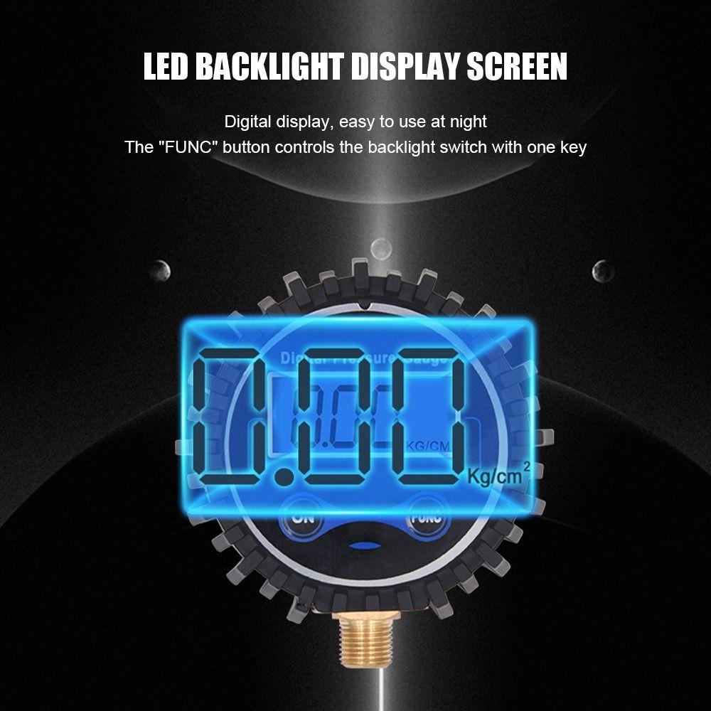 Backlight LCD Precision: 0.01Bar Digital Tire Pressure Gauge PSI Meter 0-200PSI Tyre Air Gauge