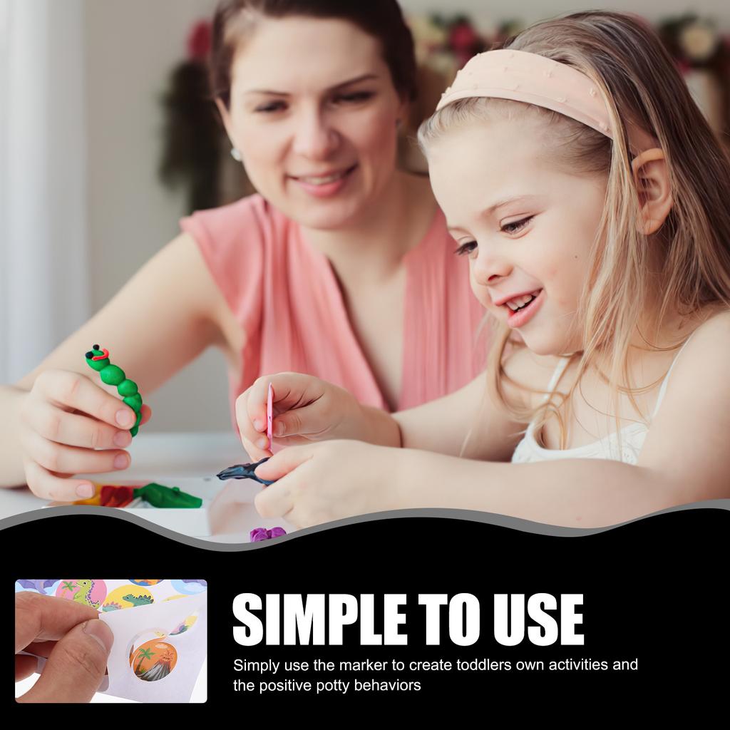 1 Set Potty Training Chart and Sticker Toddlers Potty Training Sticker Toddler Sticker Chart for Toddler Kids Home Training