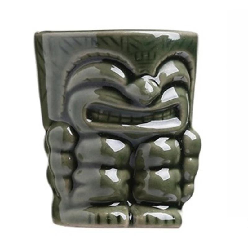 Wine Mug Halloween Gift Hawaiian Cocktail Cups Bar Tools Home Drinkware Cup Creative Ceramic Mug Party Tiki Mug Christmas Gift