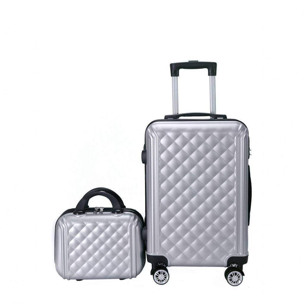 14-inch Lightweight Trolley Suitcase for Female Students & 20-inch Stylish Mother-Child Luggage with Universal Wheels