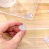 12 Pcs Transparent Suckers Suction Cups Double Sided for Glass Table Tops Spacers Hook
