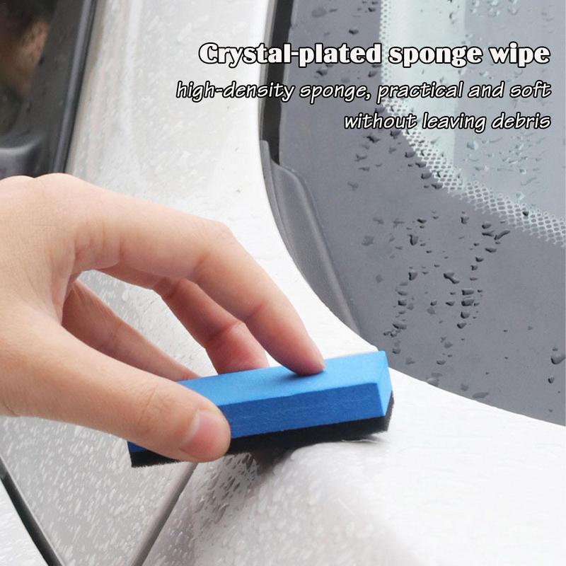 30ml Plastic Restorer for Car Easy To Use Plastic Part Refurbishment Crystal Coating Refurbish Agent with Sponge Long Lasting