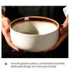 6.5 Inch Japanese Ramen Bowl Set 1000ml Large Ceramic Noodle Bowl Microwave and Dishwasher Safe, Vintage Japanese Style Soup Bowl for Udon, Pho, Salad