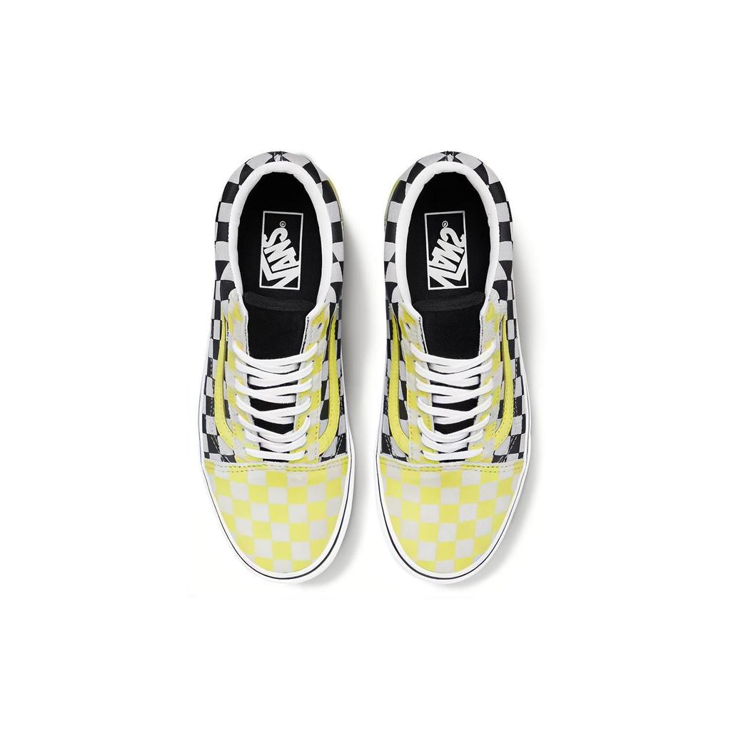 Old Skool Vans 'Schwarz Gelb Karomuster' Damen VN0A4U3BXF9
