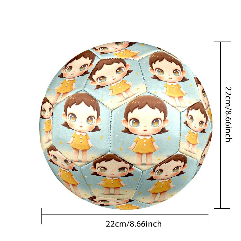 1pc Starry Night Dream Themed Soccer Ball, Size 5, Lightweight PVC Material, Outdoor Training Soccer Ball Gift. q62213