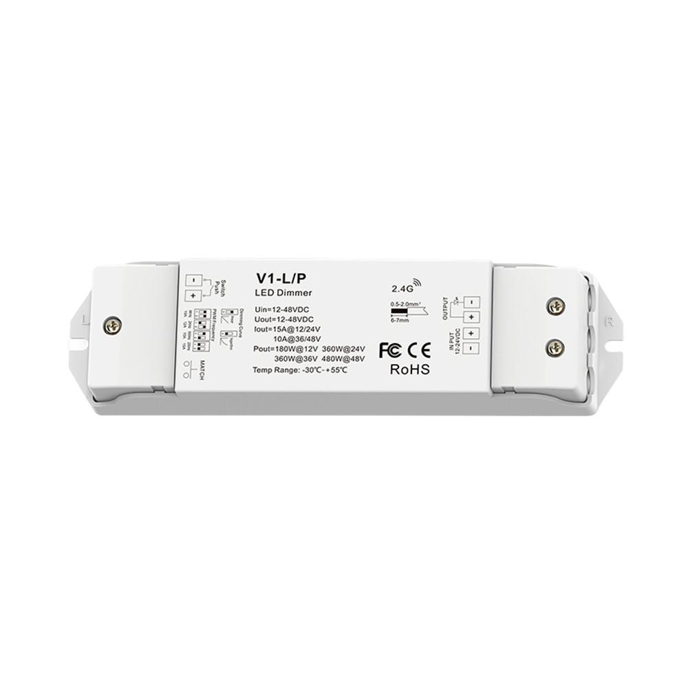 Skydance V1 V1-L V1-K V1-H 2.4G LED Dimmer Controller 1/3/4 Channel Dimmer WiFi RF Touch CV Controller For Single Led Strip