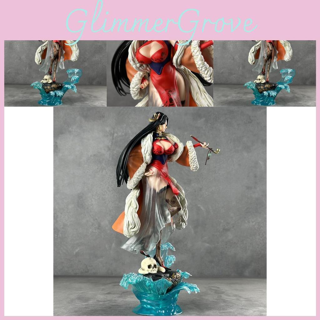 Stunning Anime Themed Hancock Figure Pvc Model Elegant Christmas Skull Pipe Decor