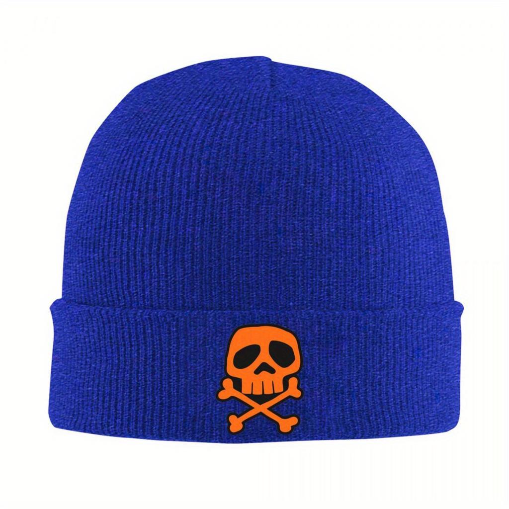 Old School Punk Rock Skull Hats Autumn Winter Beanie Ski Captain Harlock Caps Unisex Women Bonnet