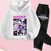 KPop Demon Hunters Hoodie Set Girls Fashion Casual Sweatshirt Movie New Kid K-Pop Demon Hunters Hooded Suit Clothes