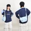 Nylon Fabric Dumpling Bag Simple Cycling Sports Bag Crossbody Bag College Students Class Crossbody Bag