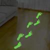 Pvc Footprint Sticker Halloween Glow-in-the-dark Footprint Sticker Set for Room Bedroom Decor Waterproof Pvc for Holiday