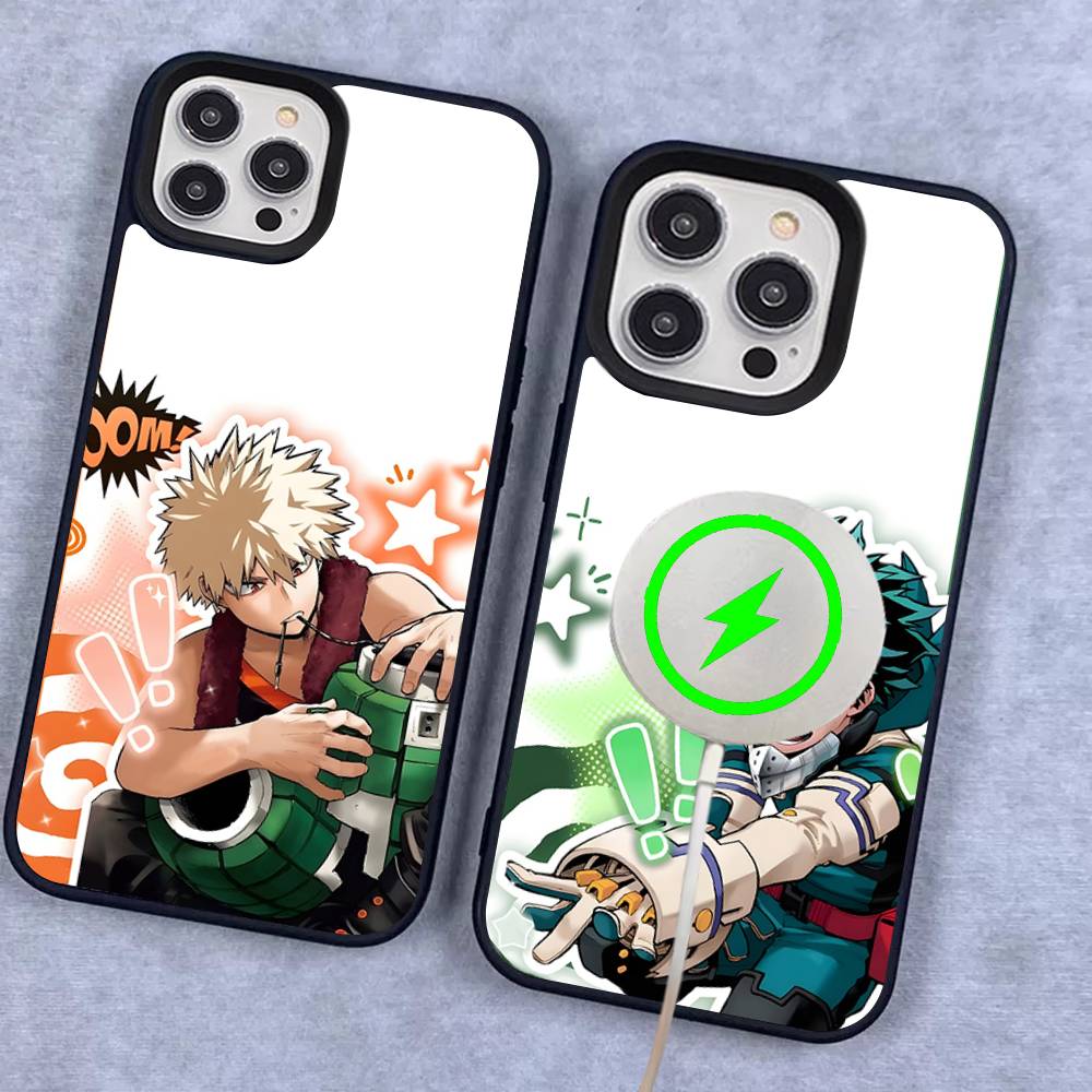 My Hero Academia Katsuki Bakugo My Hero Phone Case Magnetic For IPhone 17 16 15 14 13 12 11 Pro Max For Magsafe Magnetic