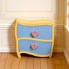DollHouse Cabinet, Miniature Drawer Cabinet, Simulation DIY Scene Model Decor, Decorative Storage Dresser for Dollhouse Furniture Pretend Play Props