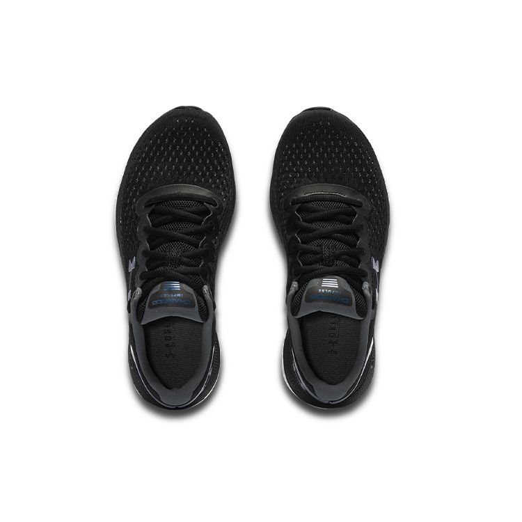 Under Armour Charged Impulse 1 Shift Comfortable Sports Fabric Low Top Running Shoes Women sneaker Black Blue 3024444-001