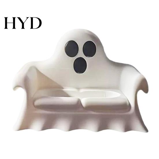 Festive Halloween Home Decor Jewelry Tray, 3D Printed Ghost Pumpkin Couch Shaped Trinket Dish, Durable Holiday Serving Tray Gothic Small Decorative