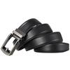 [WUCANUI] Men's Business Belt - Auto-Lock Closure, Large Size, Genuine Leather - Easy to Use, Suit, No Holes, Business, Gentleman, 75-120cm, Easy to