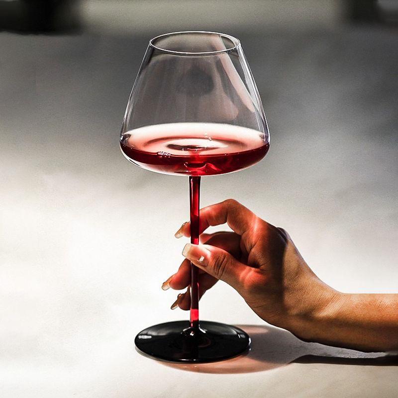 New Wine Glass Light Luxury High Value Crystal Glass Red Wine Glass Household High Value Goblet High Grade Wine Glasses