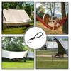 outdoor tent elastic rope Bungee Cords with Hook Small Elastic Camping Tent Bungee Straps Tent Fixing String Hooks Accessories