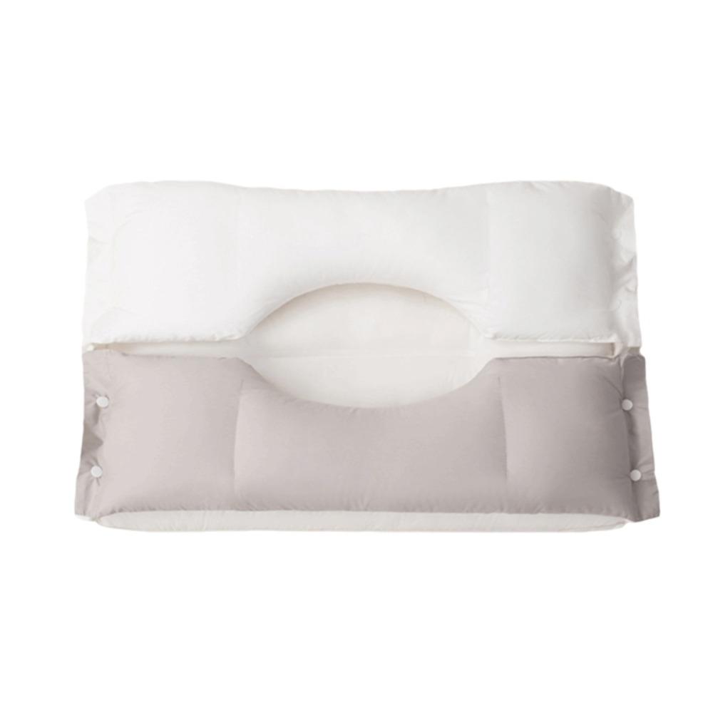 Lightweight Neck Support Pillow Detachable Cervical Traction Pillow Sleep Aid 23.62x15.75x1.97 in-Pillow