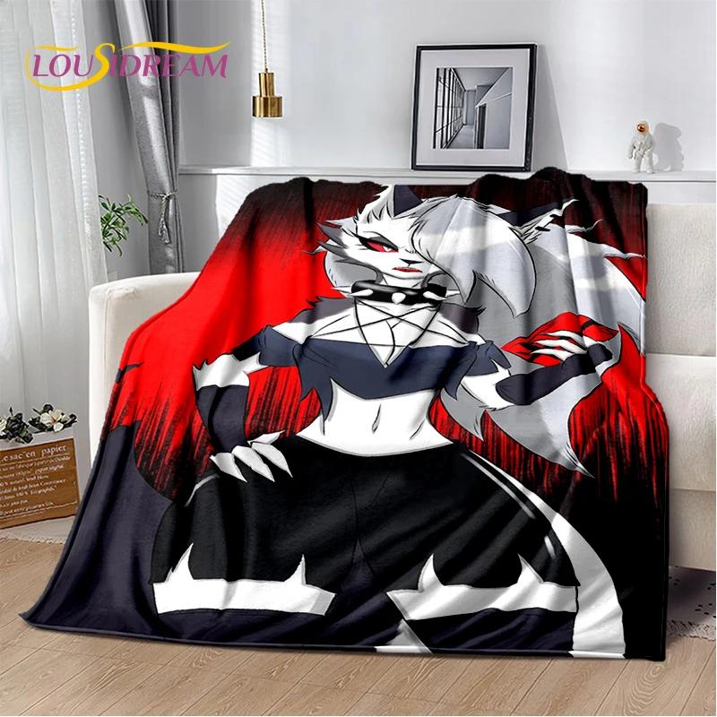 2026 New H-Helluva Boss Blitzo Cartoon Soft Blanket,Soft Throw Blanket for Home Bedroom Bed Sofa Picnic Travel Cover Child Gift
