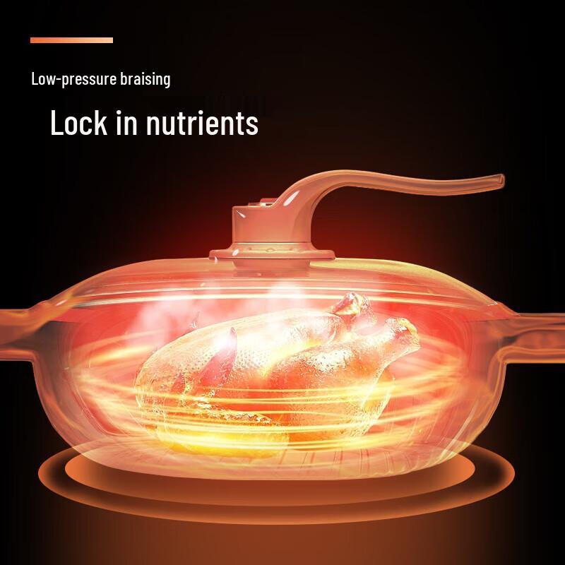 DESLON Titan Antihaft-Mikrodruck-Wok & Bratpfanne