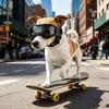 Hundebrille UV-Schutz Welpenbrille Staubdicht mit verstellbaren Riemen für Motorradfahren Radfahren Wandern Schwimmen